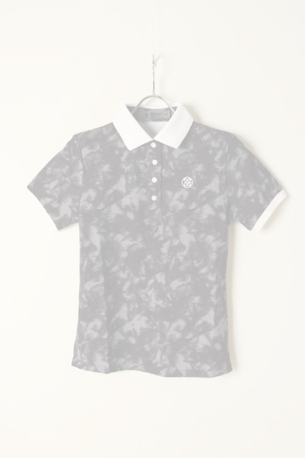 画像1:   G/FORE ジーフォア WOMENS Tiedye Print Jersey ポロシャツ{-BCS} (1)