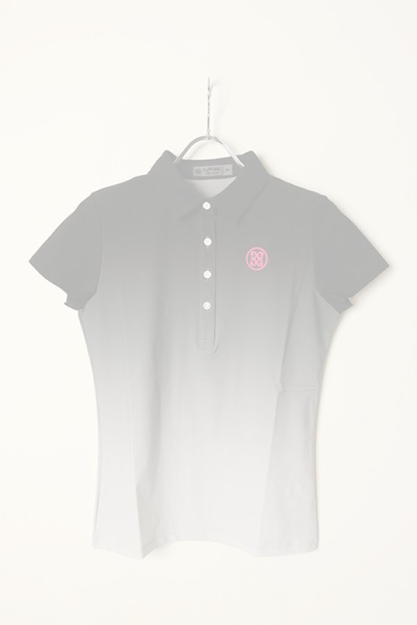 画像1:   G/FORE ジーフォア WOMENS Gradation Print Jersey ポロシャツ{-BCS} (1)