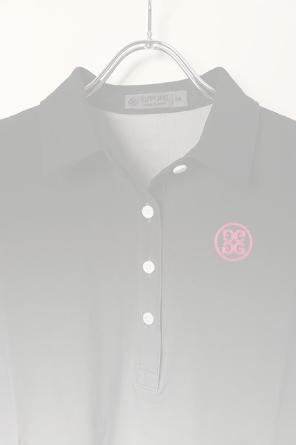 画像2:   G/FORE ジーフォア WOMENS Gradation Print Jersey ポロシャツ{-BCS} (2)