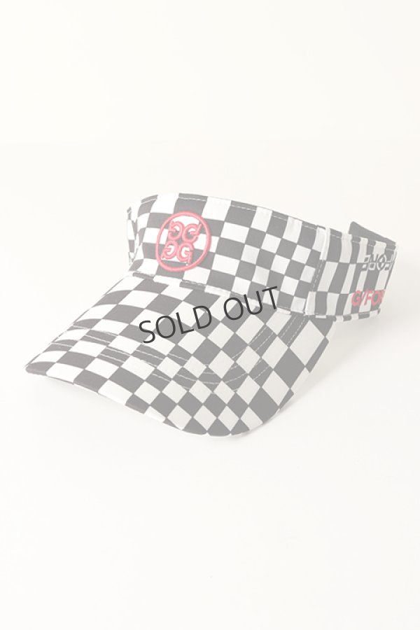 画像1: {SOLD}G/FORE ジーフォア GEOMETRIC PRINT VISOR{-BCS} (1)