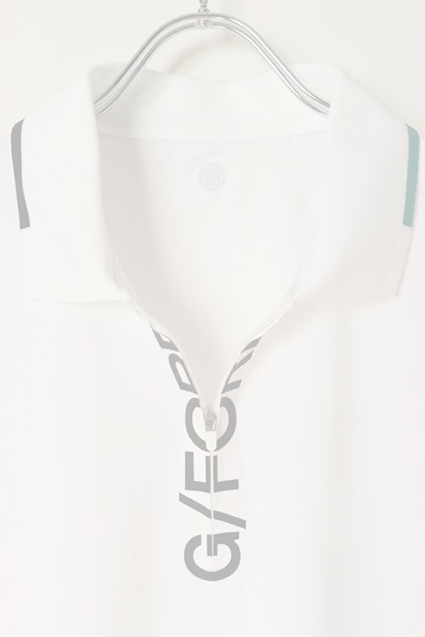 画像2:   G/FORE ジーフォア MENS NEW WONDER 長袖 ハーフジップポロシャツ{-BCS} (2)