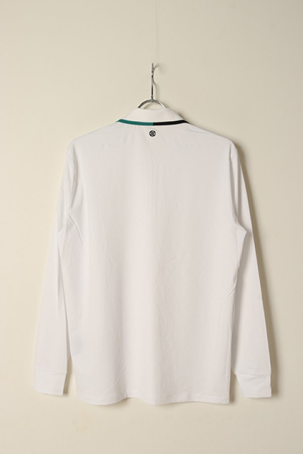 画像3: 【 50%OFF セール28,600円→14,300円】 G/FORE ジーフォア MENS NEW WONDER 長袖 ハーフジップポロシャツ{-BCS} (3)