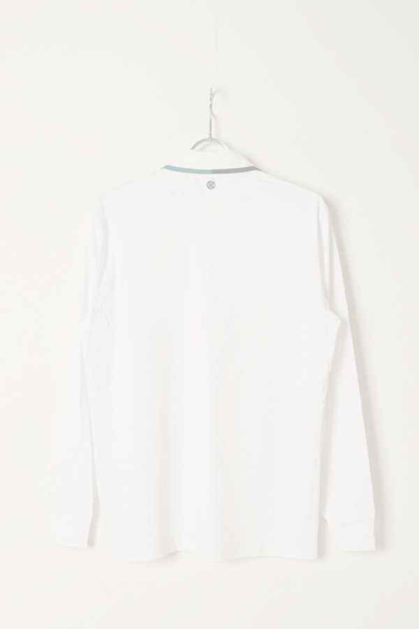 画像3:   G/FORE ジーフォア MENS NEW WONDER 長袖 ハーフジップポロシャツ{-BCS} (3)