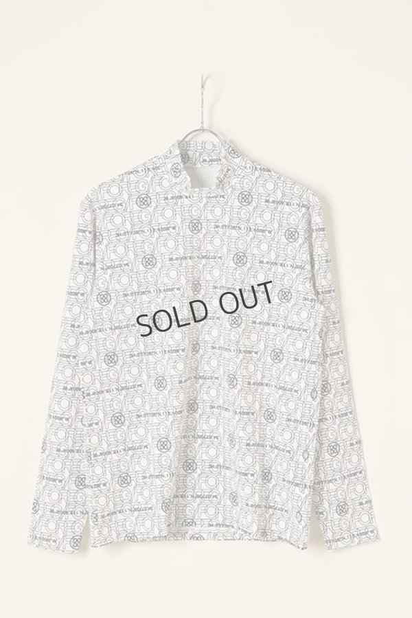 画像1: {SOLD}G/FORE ジーフォア MENS COLORADOレイヤードロゴ 長袖モックネック{-BBA} (1)