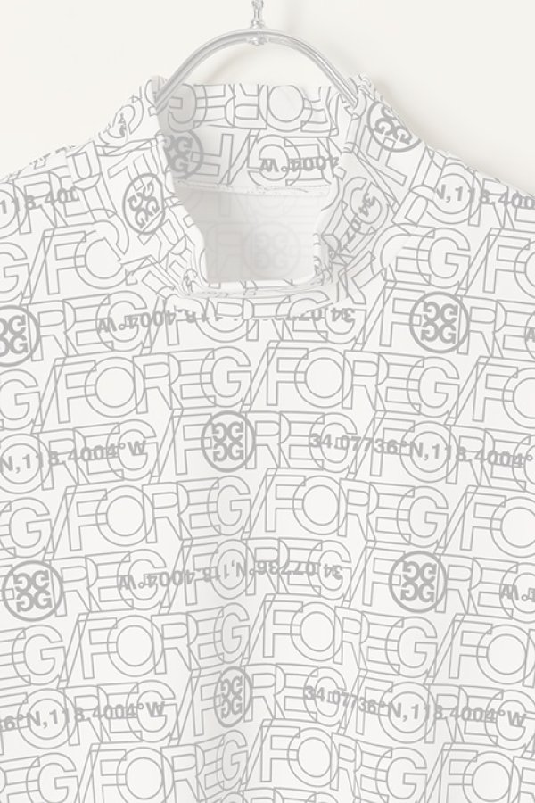 画像3:   G/FORE ジーフォア MENS COLORADOレイヤードロゴ 長袖モックネック{-BBA} (3)