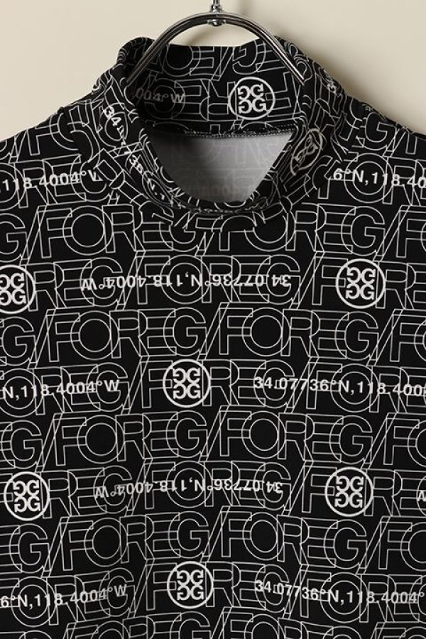 画像2: G/FORE ジーフォア WOMENS COLORADOレイヤードロゴ 長袖モックネック{-BBA} (2)