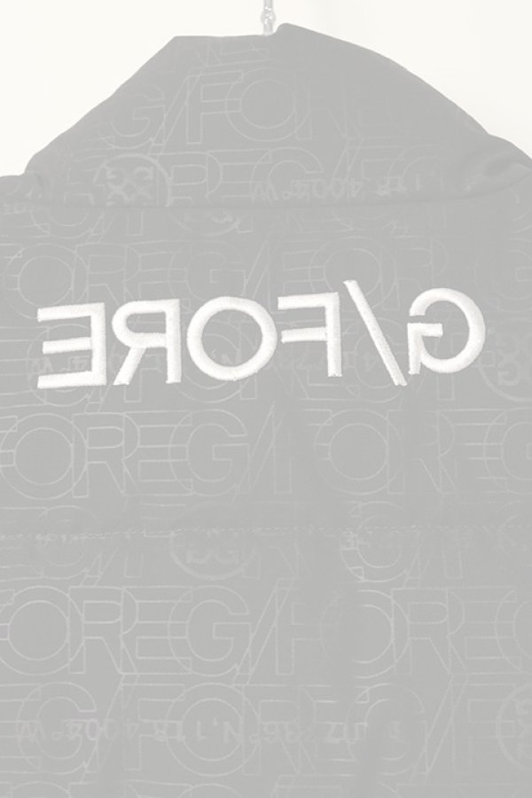 画像6:   G/FORE ジーフォア MENS レイヤードロゴエンボス ダウンベスト{-BBA} (6)