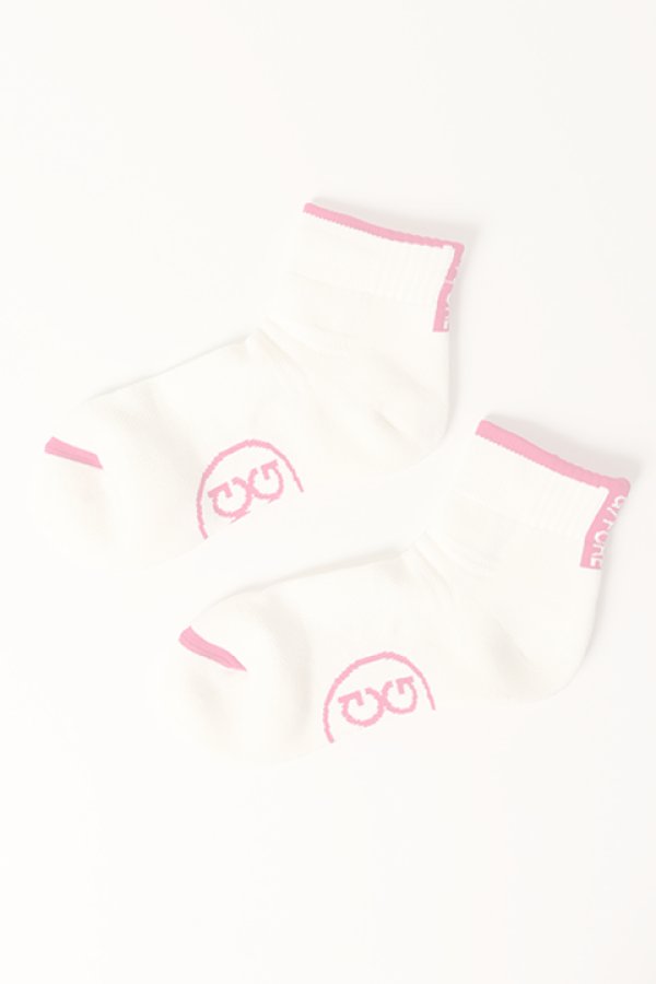 画像1:   G/FORE ジーフォア WOMENS HEEL PROTECT SHORT SOCKS{-BCS} (1)