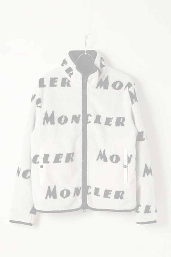 画像1:  {SOLD} MONCLER モンクレール ZIP JACKET CARDIGAN PILE LOGO {HM08G77000899AJ-090-BJA}  :08G77000899090  (1)
