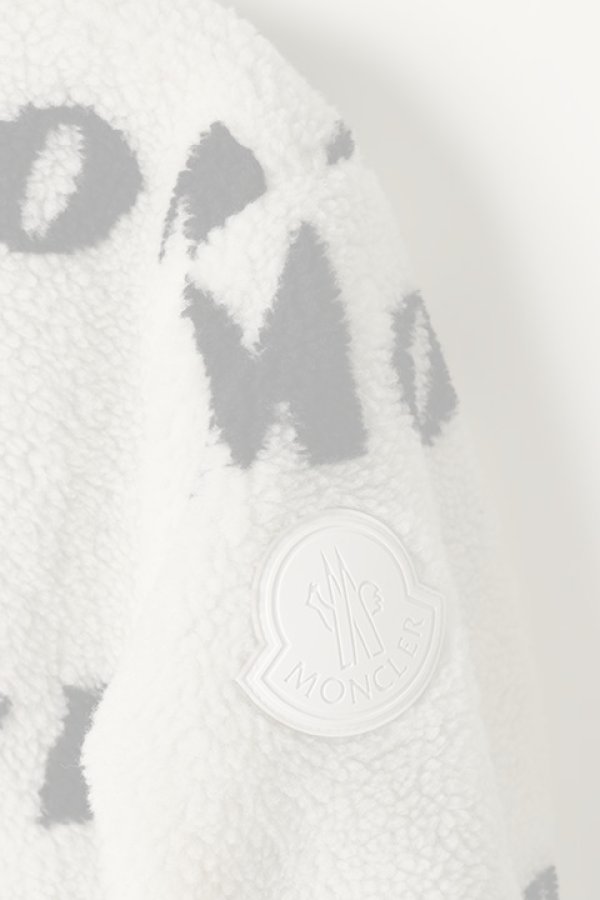 画像2:  {SOLD} MONCLER モンクレール ZIP JACKET CARDIGAN PILE LOGO {HM08G77000899AJ-090-BJA}  :08G77000899090  (2)