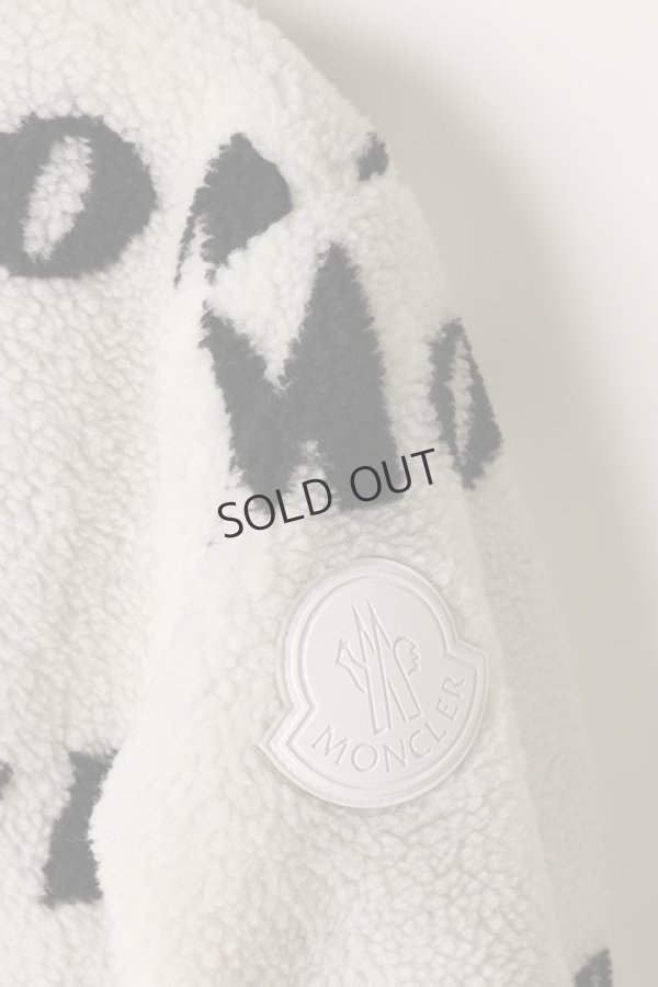 画像2: {SOLD}MONCLER モンクレール ZIP JACKET CARDIGAN PILE LOGO{HM08G77000899AJ-090-BJA} (2)