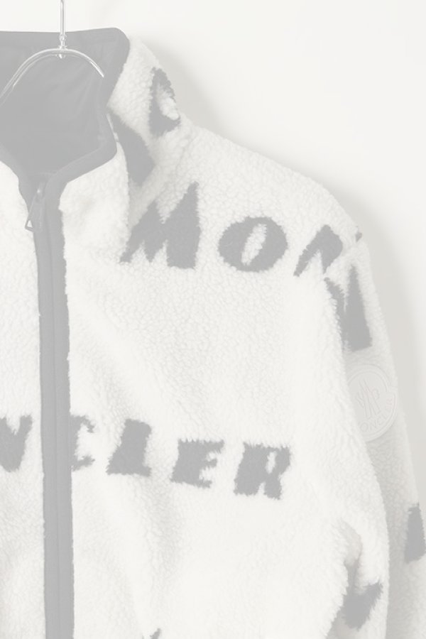 画像3:  {SOLD} MONCLER モンクレール ZIP JACKET CARDIGAN PILE LOGO {HM08G77000899AJ-090-BJA}  :08G77000899090  (3)