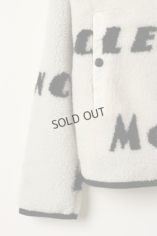 画像5: {SOLD}MONCLER モンクレール ZIP JACKET CARDIGAN PILE LOGO{HM08G77000899AJ-090-BJA} (5)