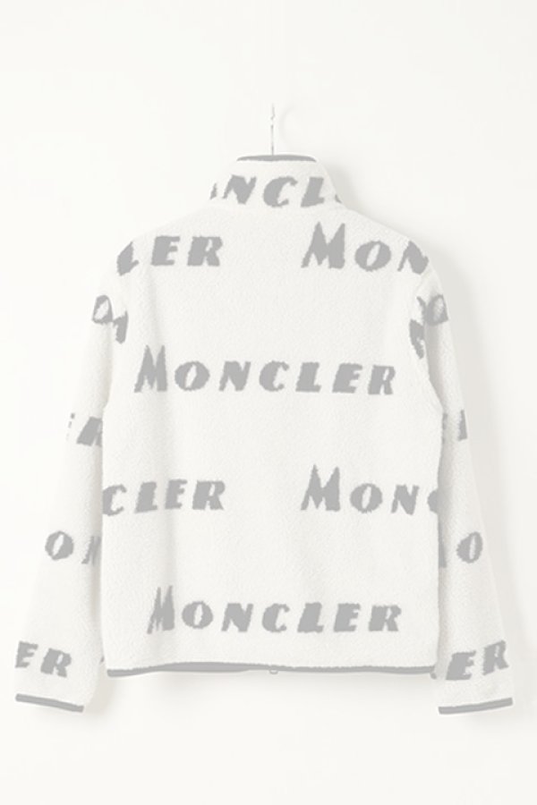 画像6:  {SOLD} MONCLER モンクレール ZIP JACKET CARDIGAN PILE LOGO {HM08G77000899AJ-090-BJA}  :08G77000899090  (6)