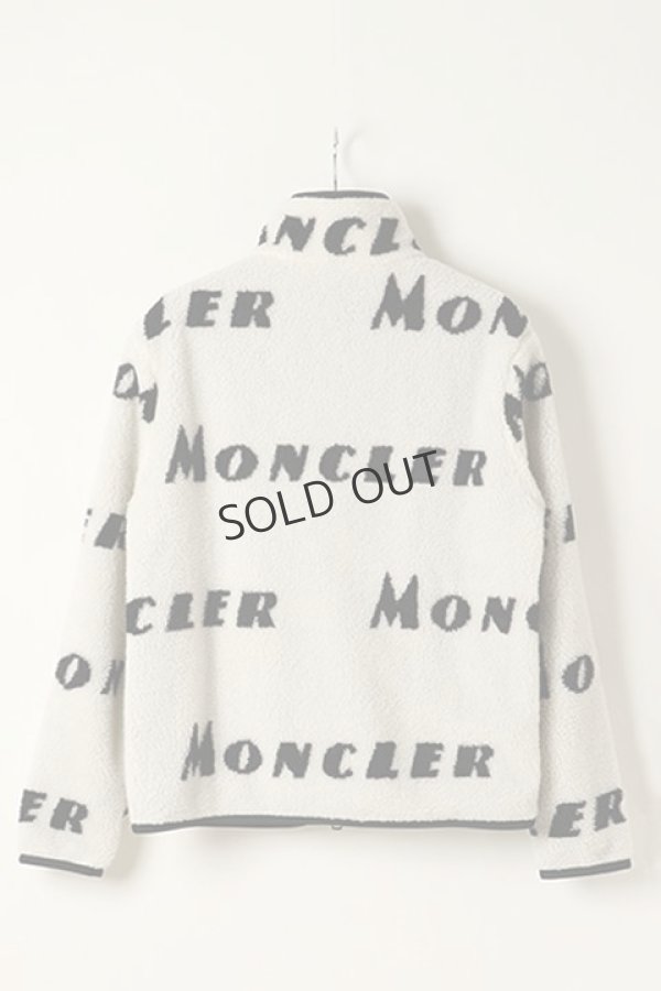 画像6: {SOLD}MONCLER モンクレール ZIP JACKET CARDIGAN PILE LOGO{HM08G77000899AJ-090-BJA} (6)
