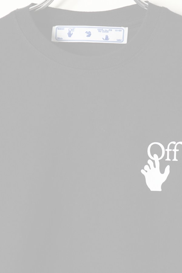 画像2:  {SOLD} Off-white｜オフホワイト MARKER L/S TEE{0MAB001R21JER-BLK-BAS} (2)