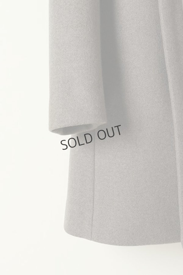 画像2: {SOLD}junhashimoto ジュンハシモト CASHMERE MELTON WRAP COAT{-BJA} (2)