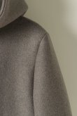 画像3: {SOLD}junhashimoto ジュンハシモト CASHMERE MELTON WRAP COAT{-BJA} (3)