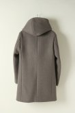 画像5: {SOLD}junhashimoto ジュンハシモト CASHMERE MELTON WRAP COAT{-BJA} (5)