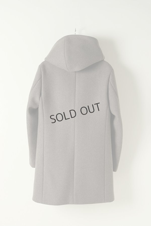 画像5: {SOLD}junhashimoto ジュンハシモト CASHMERE MELTON WRAP COAT{-BJA} (5)