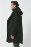 画像4: {SOLD}junhashimoto ジュンハシモト WRAP DOWN COAT{-BDA} (4)