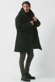 画像7: {SOLD}junhashimoto ジュンハシモト WRAP DOWN COAT{-BDA} (7)