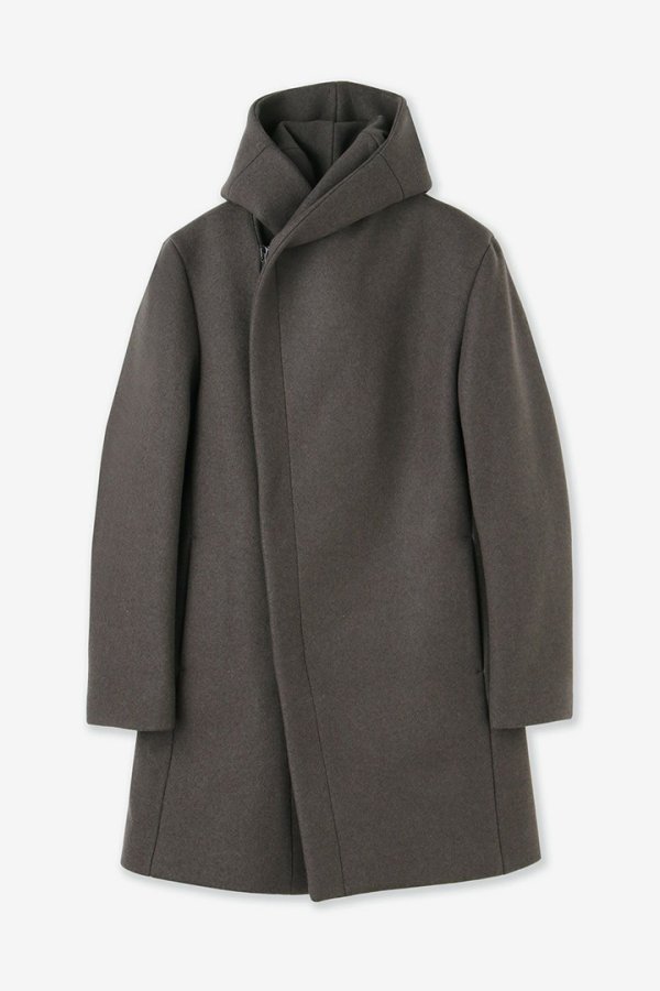 画像1: 【 20%OFF セール143,000円→114,400円】 junhashimoto ジュンハシモト WRAP COAT{-BEA} (1)