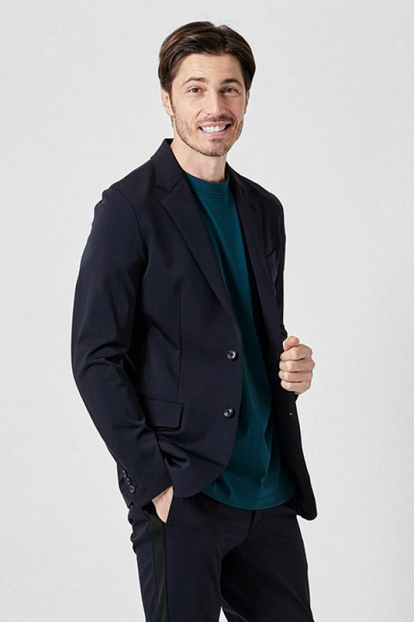 画像7: 【 30%OFF セール49,500円→34,650円】 junhashimoto ジュンハシモト JH+ JERSEY 2B JACKET アクティブジャージジャケット{-BBS} (7)