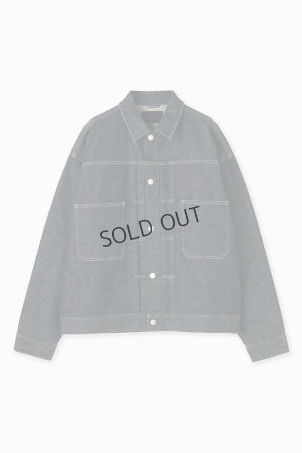 画像1: junhashimoto ジュンハシモト DROP SHOULDER DENIM{-BFS} (1)