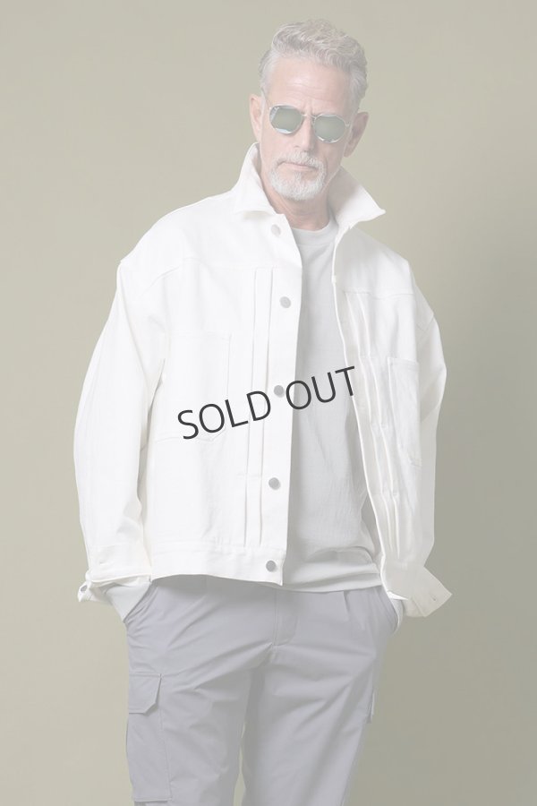 画像3: {SOLD}junhashimoto ジュンハシモト DROP SHOULDER DENIM{-BFS} (3)