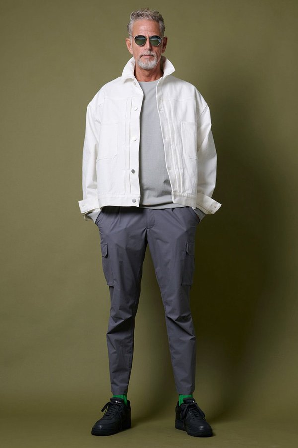 画像9: junhashimoto ジュンハシモト DROP SHOULDER DENIM{-BFS} (9)