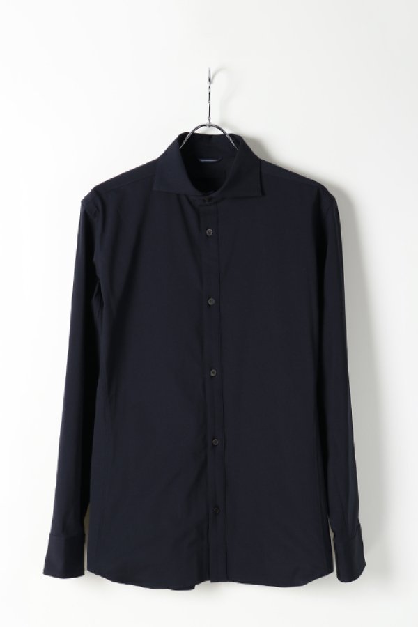 画像1: 【 ポイント10倍 】junhashimoto ジュンハシモト TAFFETA JERSEY HORIZONTAL SHIRTS{-BJA} (1)