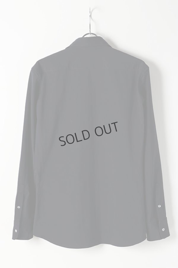 画像4: {SOLD}junhashimoto ジュンハシモト TAFFETA JERSEY HORIZONTAL SHIRTS{-BJA} (4)