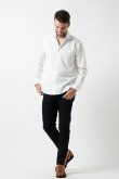 画像4: 【 ポイント10倍 】【24SS新作】junhashimoto ジュンハシモト U.S.O.LINEN SHIRTS{-BDS} (4)