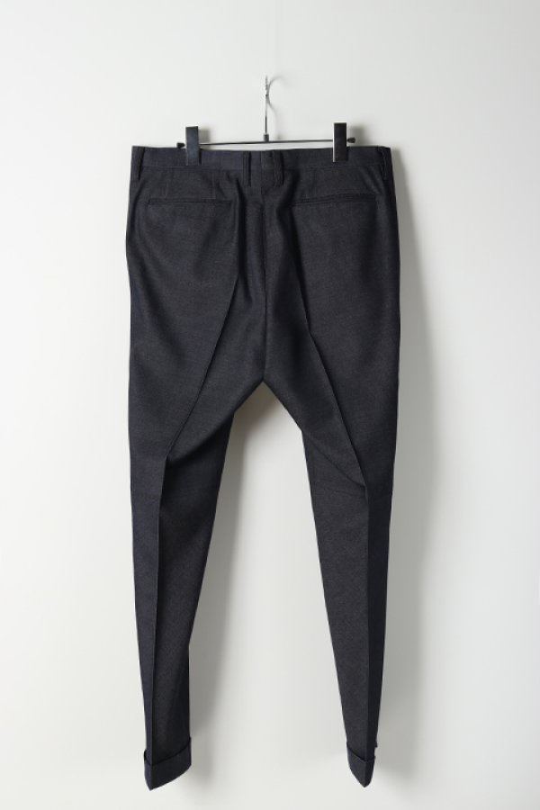 画像3: 【 20%OFF セール36,300円→29,040円】 junhashimoto ジュンハシモト WOOL DENIM X VI PANTS{-BJA} (3)