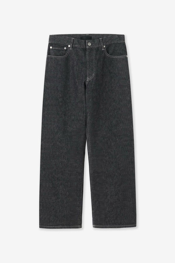 画像1: junhashimoto ジュンハシモト SEMI FLARE DENIM{-BFS} (1)