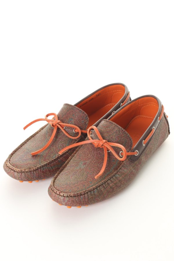 画像2: 【 50%OFF セール69,300円→34,650円】 ETRO エトロ SCARPA UOMO MOCASSIN{11002-2632-0750-AES} (2)