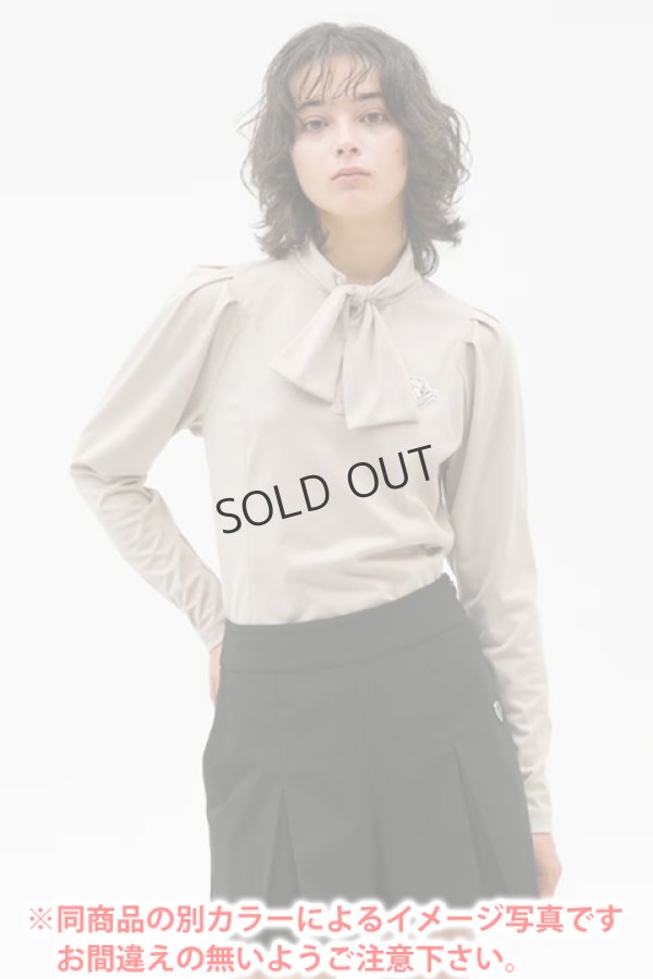 画像2: {SOLD}CPG GOLF シーピージーゴルフ 袖タックボウタイシャツ{-BDA} (2)