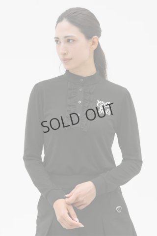 SOLD}CPG GOLF シーピージーゴルフ 前立てフリルシャツLS{-BDA} - underbar