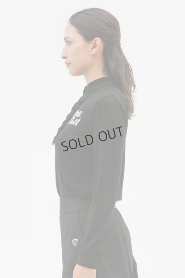 画像3: {SOLD}CPG GOLF シーピージーゴルフ 前立てフリルシャツLS{-BDA} (3)