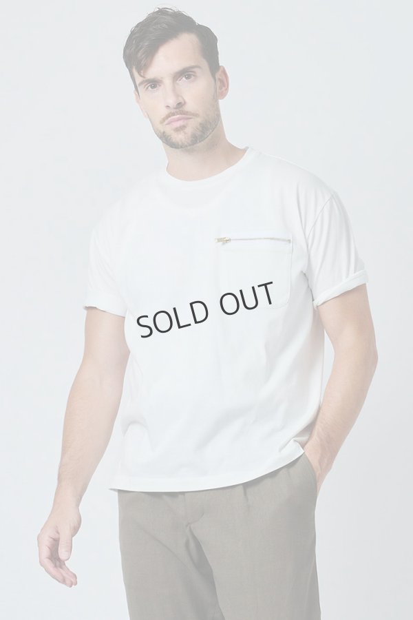 画像1: {SOLD}junhashimoto ジュンハシモト ZIP POCKET TEE{-BES} (1)