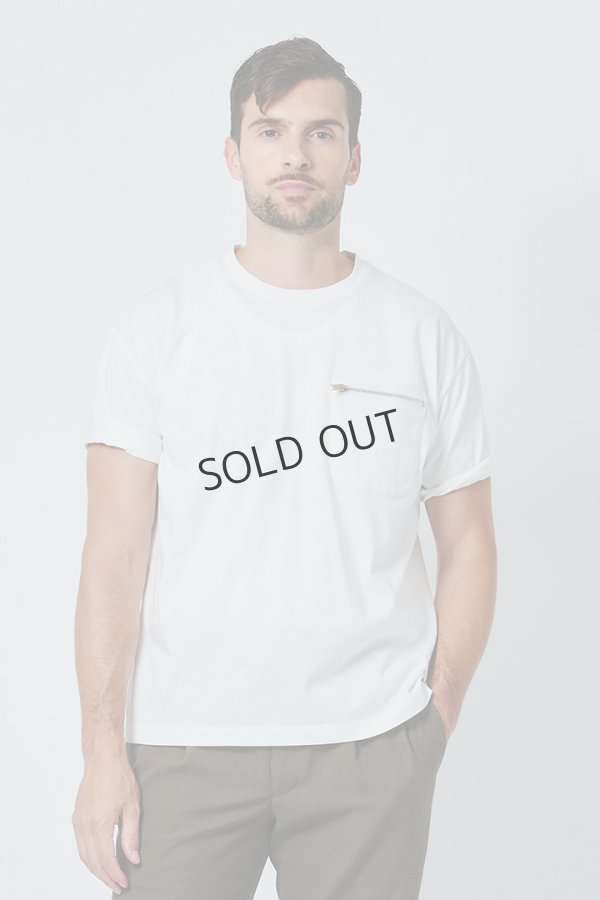 画像2: {SOLD}junhashimoto ジュンハシモト ZIP POCKET TEE{-BES} (2)