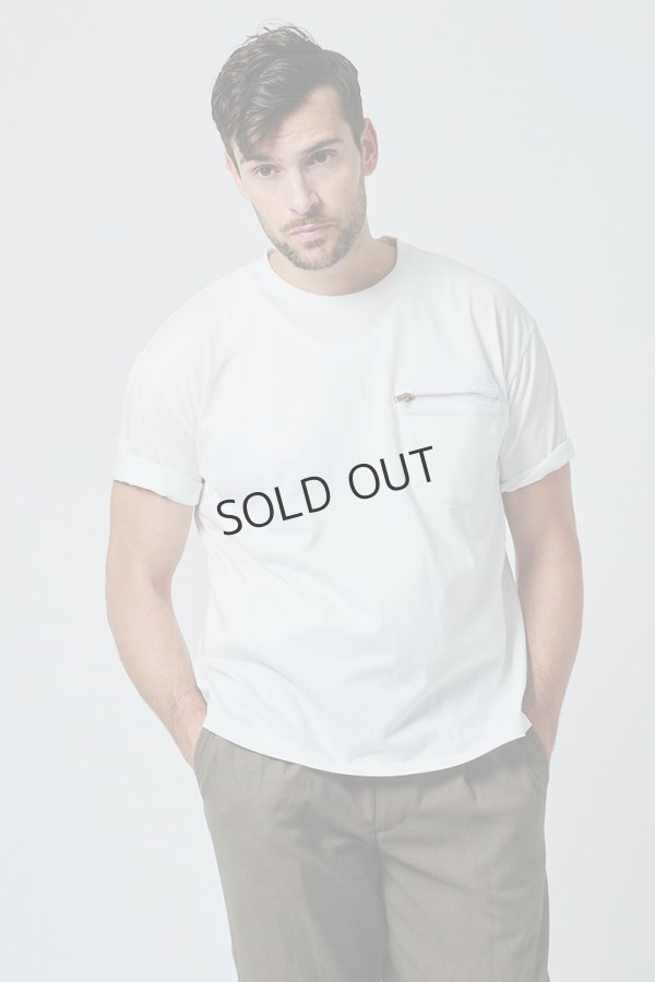 画像6: {SOLD}junhashimoto ジュンハシモト ZIP POCKET TEE{-BES} (6)