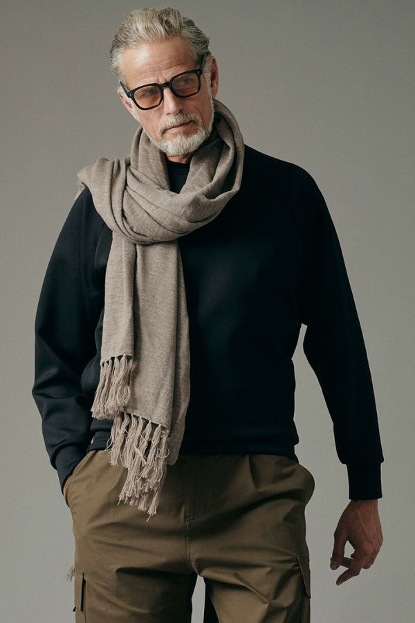 画像1: junhashimoto ジュンハシモト TUCK SWEAT{-BEA} (1)