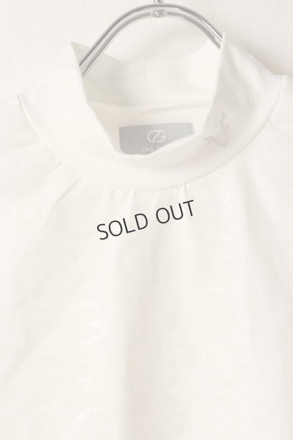 画像3: {SOLD}CPG GOLF シーピージーゴルフ モックネックロゴプリントLS{-BDA} (3)