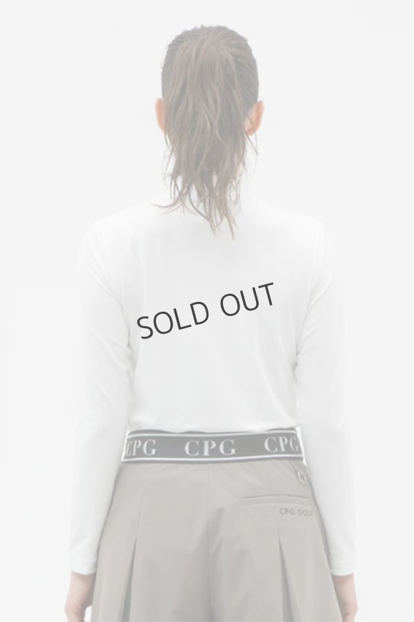 画像9: {SOLD}CPG GOLF シーピージーゴルフ モックネックロゴプリントLS{-BDA} (9)