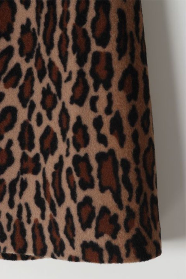 画像4: 【 50%OFF セール15,400円→7,700円】 AULA AILA アウラアイラ ヴィンテージレオパードスカート{-} (4)