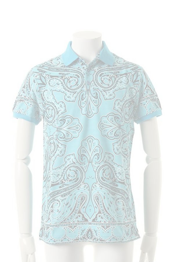 画像1:  {SOLD} ETRO エトロ POLO TOM STAMPATA M/{11513-4049-0250-ADS} (1)