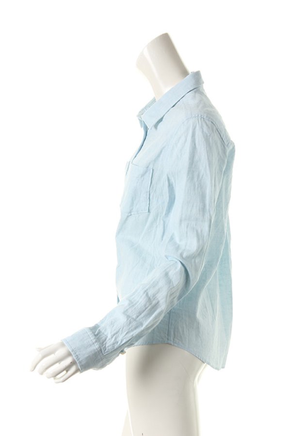 画像3: 【 50%OFF セール15,180円→7,590円】 AULA AILA アウラアイラ COTTON LINEN L/S SHIRTS{-AES} (3)