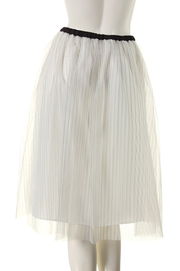 画像3: AULA AILA アウラアイラ TULLE SKIRT（STRIPE）{-AES} (3)